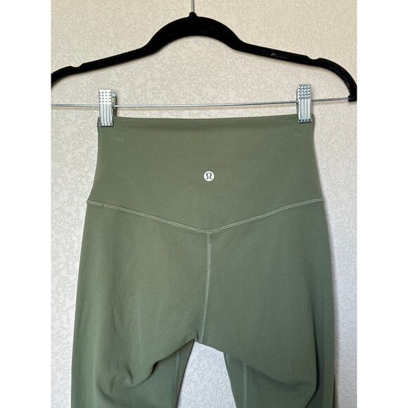 Lululemon Align High-Rise Pant 25" Green Women’s Size 4 Yoga Activewear - Picture 8 of 10